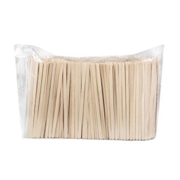 Puidust lapik segamispulk 140mm, pruun, pakis 1000tk