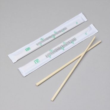 Paper full wrapped bamboo twin sushi sticks 210mm, 100pairs/pack