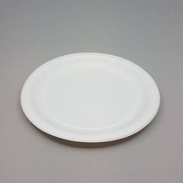 Valge kartongtaldrik Havi ø220mm, pakis 50tk